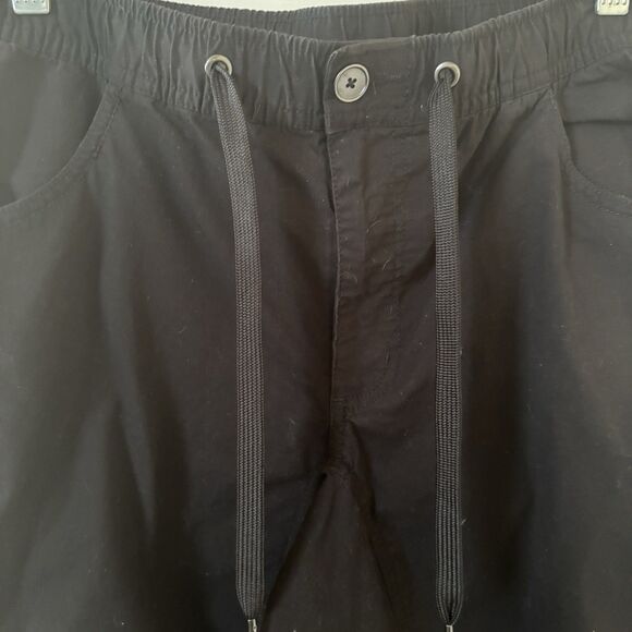 Bylt Mens Weekender Pant Size Large Black Ripstop Drawstring Utility Gorpcore - Picture 5 of 12